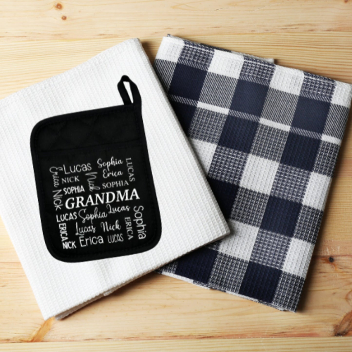 Personalized Potholder for Mom, Grandma, Nana