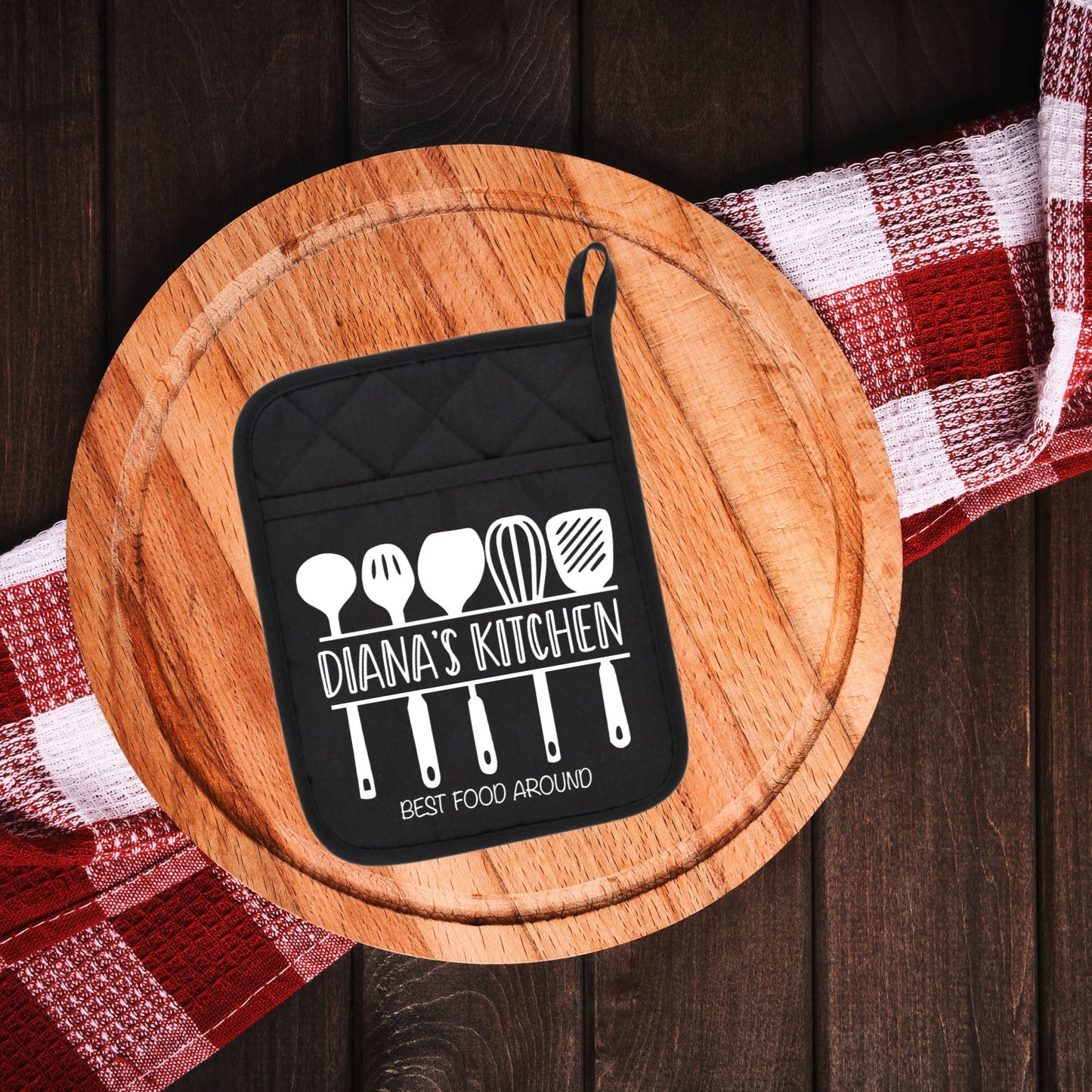Personalized Pot Holder for Kitchen