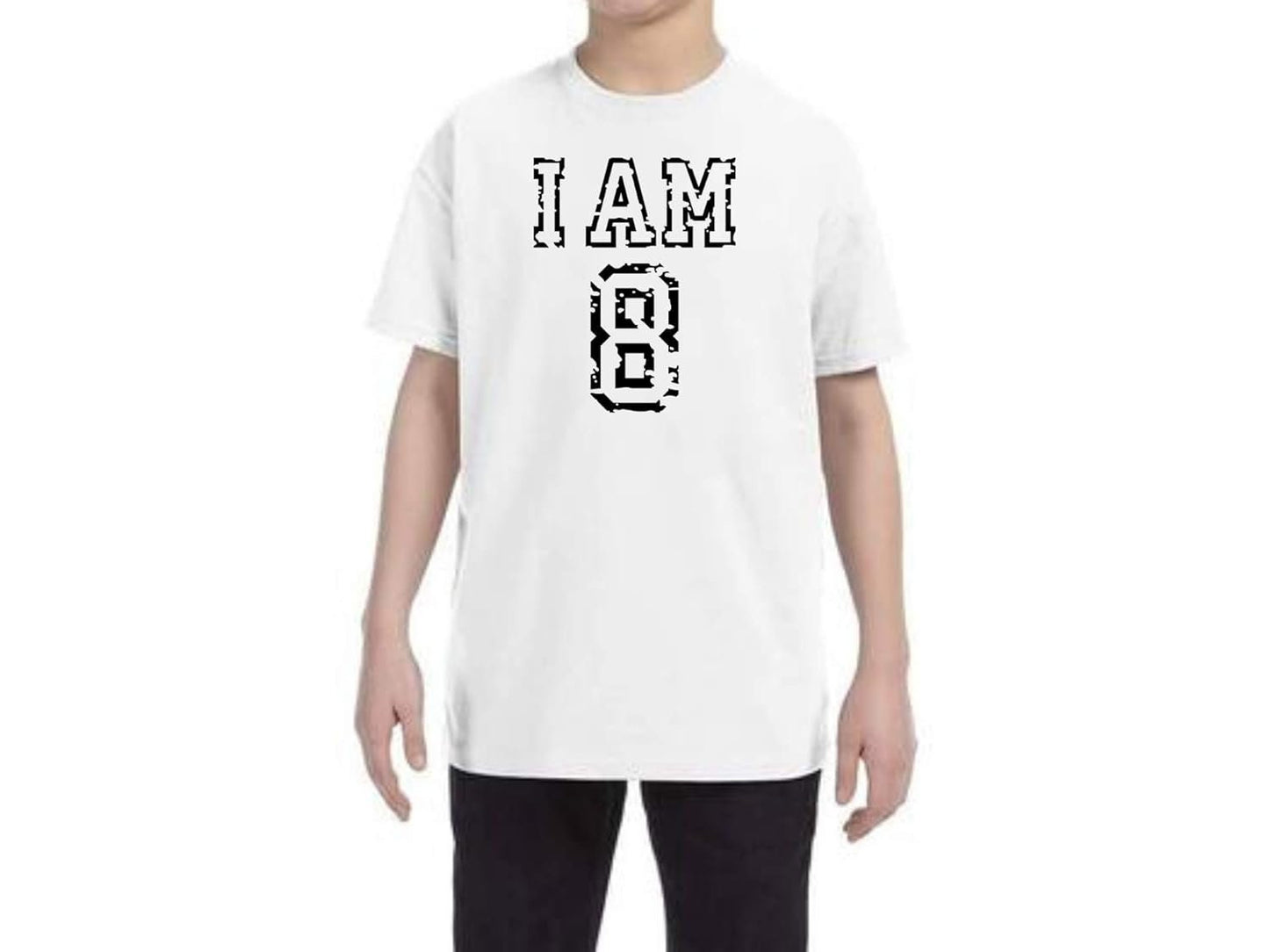 I am 8 T-shirt Outfit Boys Shirt 8th Birthday 8 Years Old