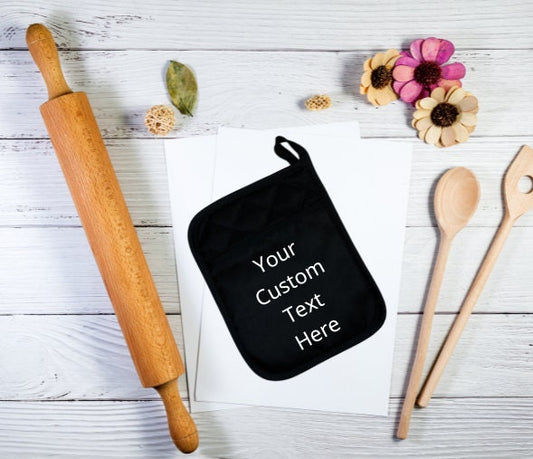 Custom Pot holder, Custom Oven Mitt, Personalized Pot Holder, Kitchen gift, cooking gifts, customized, your design, unique gift