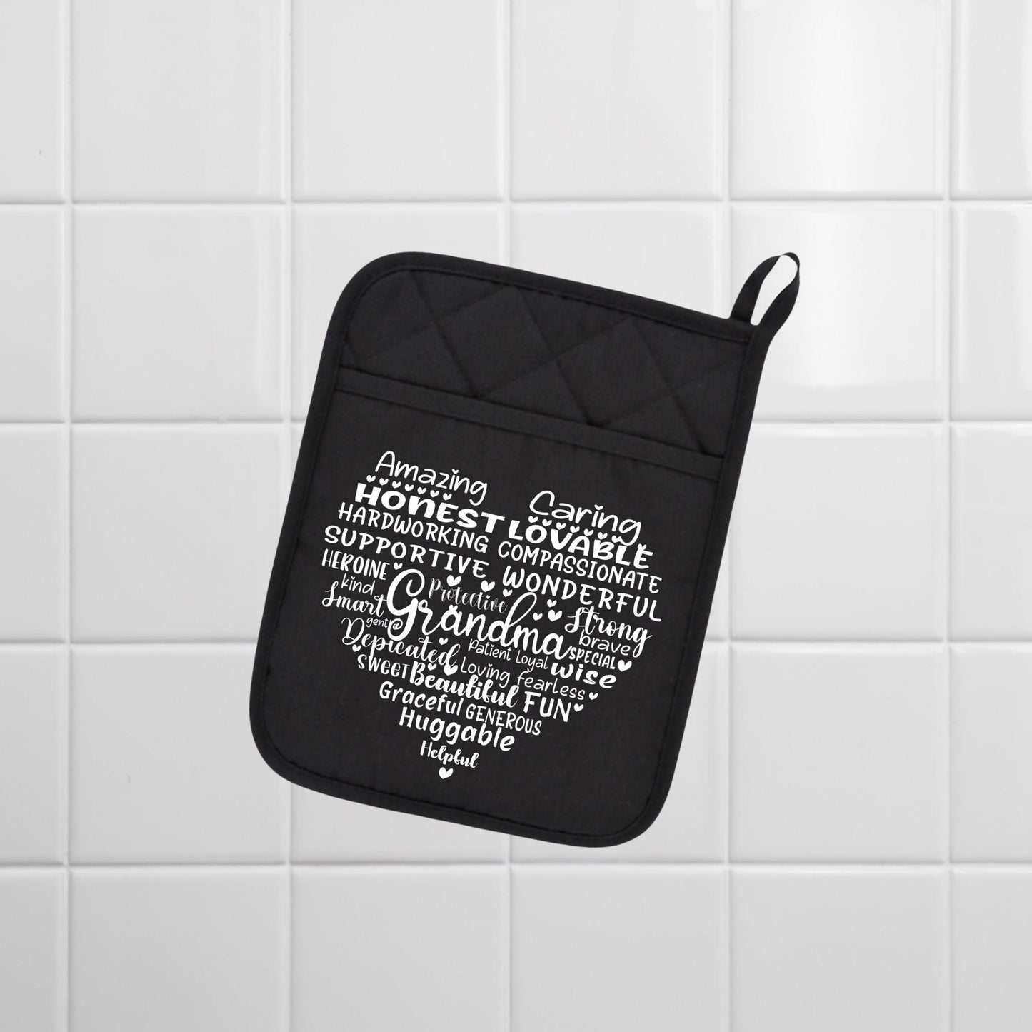 Personalized Potholder for Mom, Grandma, Nana