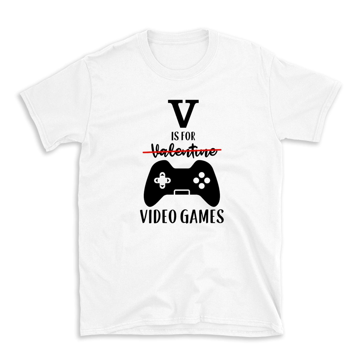 Personalized Valentine's Day V is for Video Games Valentine T-shirt Outfit  Toddler, Youth