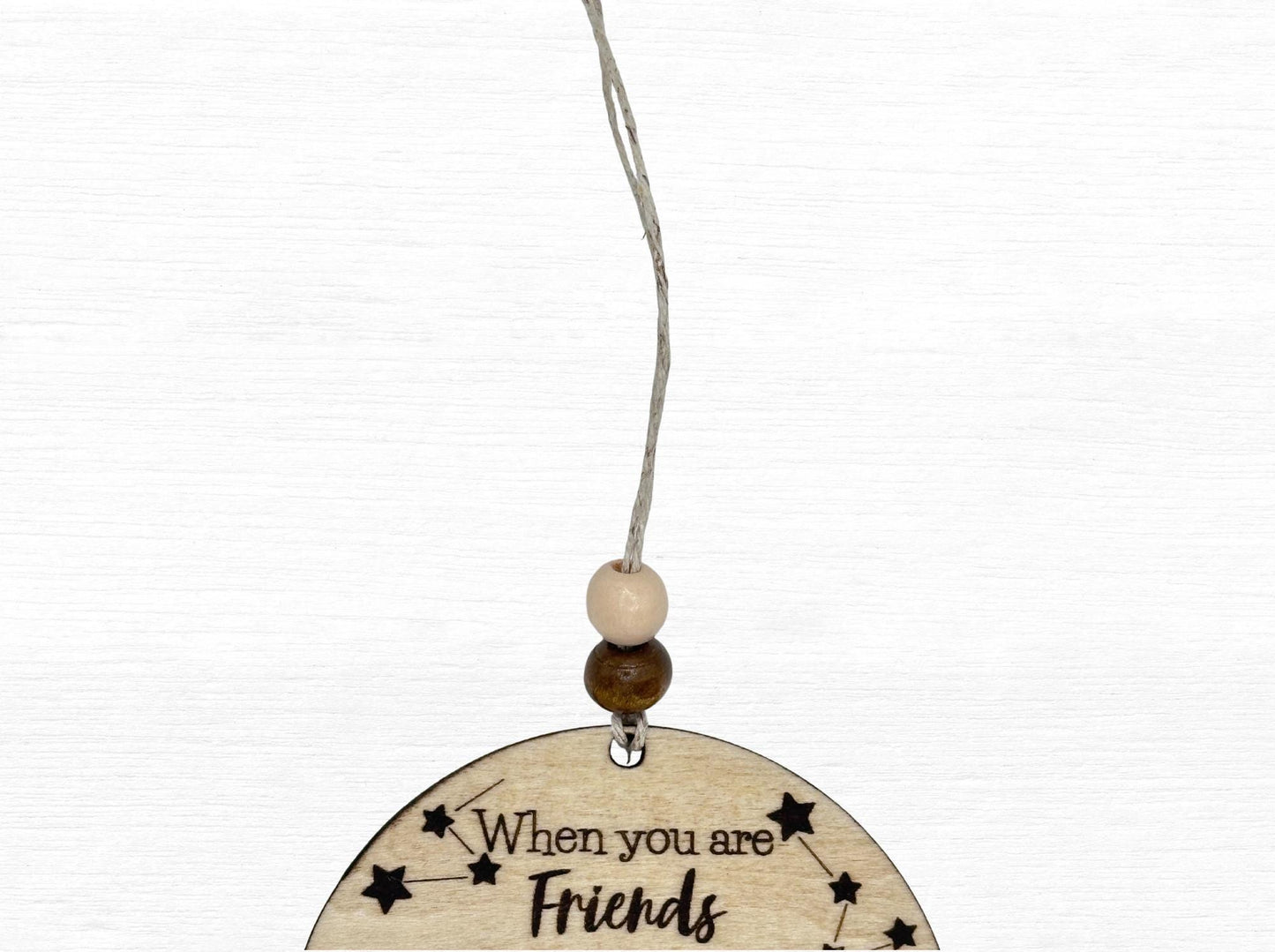 Long Distance Car Charm, Miles Apart Gift, Long Distance Family Friends, Togetherness Car Charm Gift, Custom State Gift