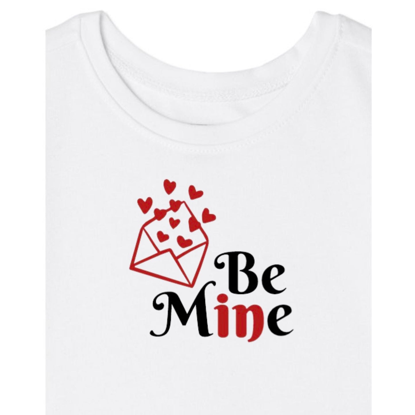 Personalized Valentine's Day Be Mine T-shirt Outfit  Toddler, Youth