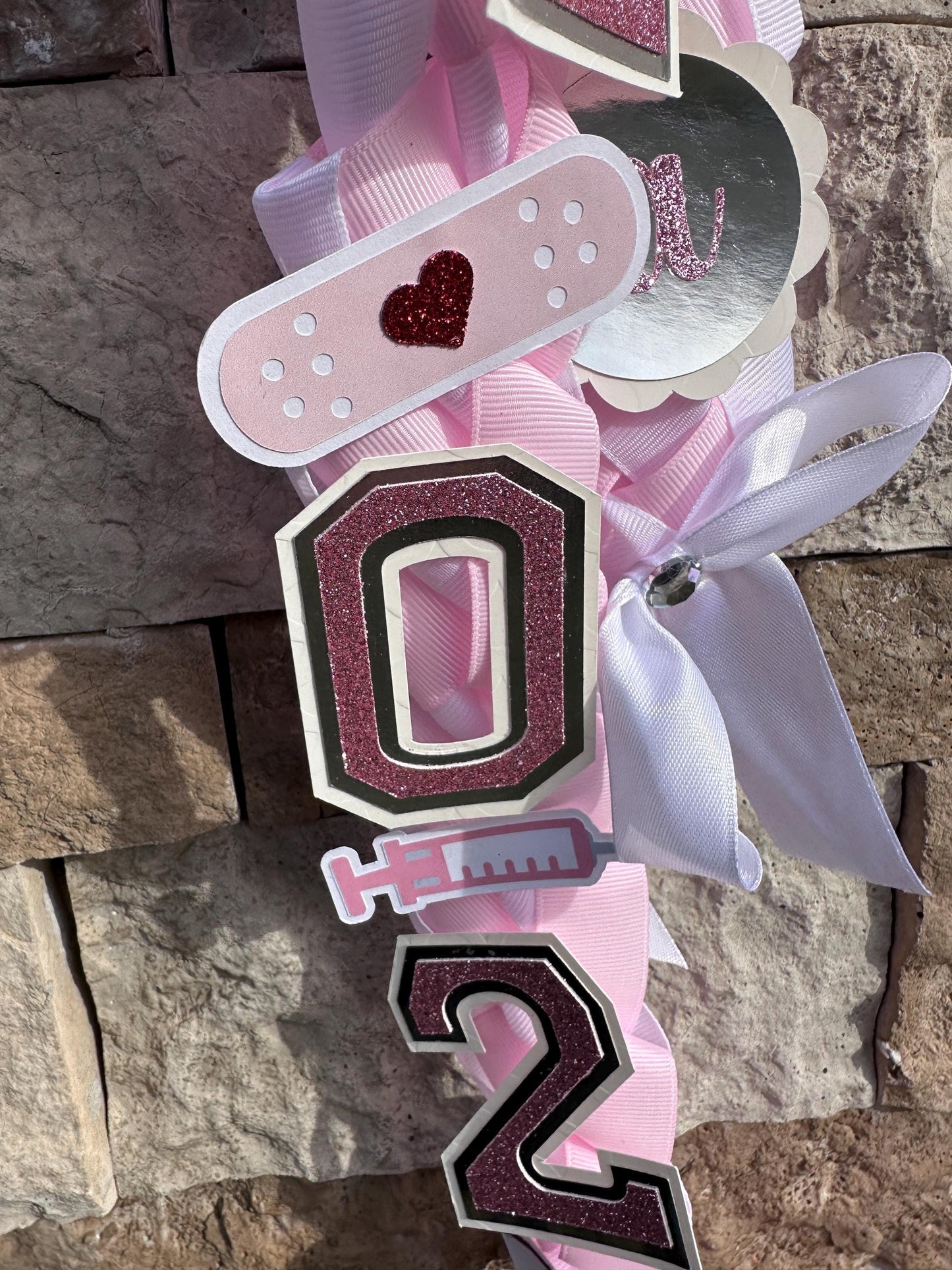 Graduation Lei RN BSN Nurse, Lei Promotion Graduation Ribbon, Lei 2025 Senior graduation Nurse, Gift Lei Senior Night, Lei Braided Ribbon