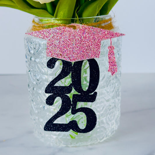2025 Graduation Tags, Class of 2025, 2025 Mason Jar Tags, Graduation Table Centerpiece, Graduation Cutouts, Graduation party decoration 2025
