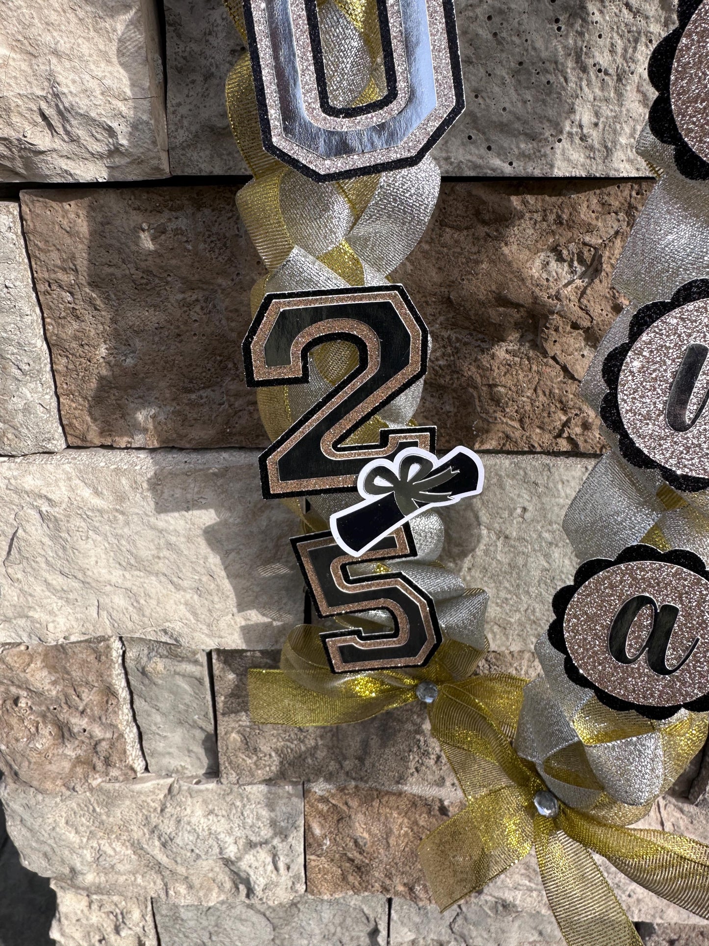 Custom Graduation Lei Law, Nurse, Lei Promotion Graduation Ribbon, Lei 2025 Senior graduation, Lei Senior Night, Gift Lei Braided Ribbon