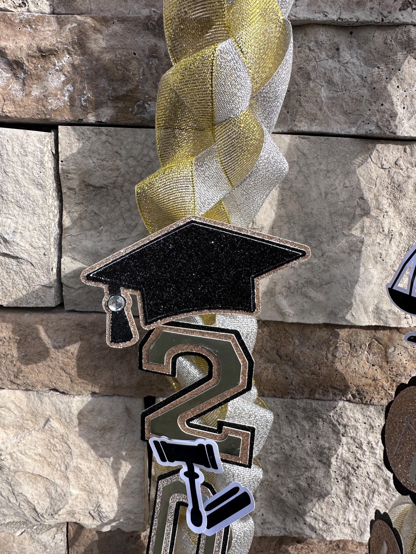 Custom Graduation Lei Law, Nurse, Lei Promotion Graduation Ribbon, Lei 2025 Senior graduation, Lei Senior Night, Gift Lei Braided Ribbon