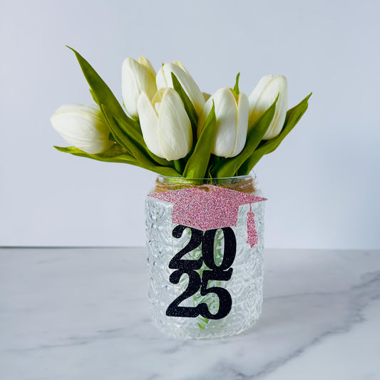 2025 Graduation Tags, Class of 2025, 2025 Mason Jar Tags, Graduation Table Centerpiece, Graduation Cutouts, Graduation party decoration 2025