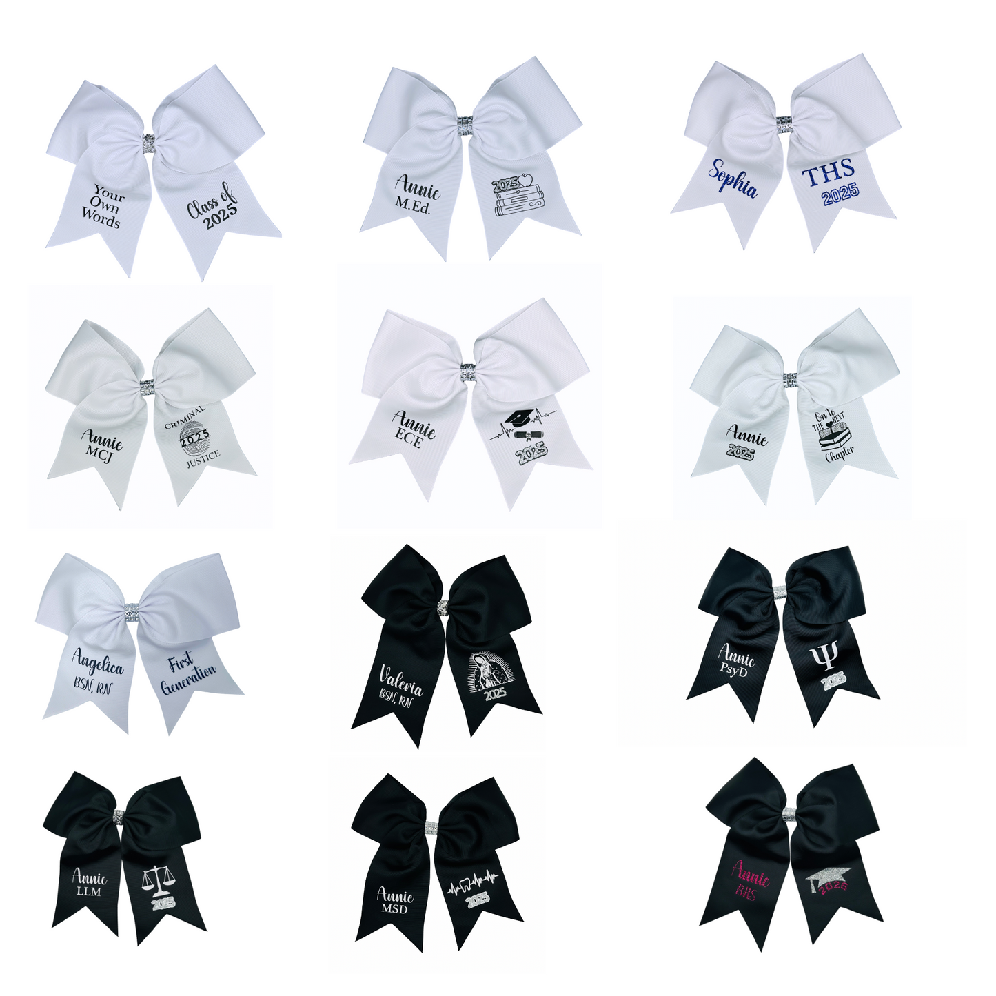 Personalized Graduation Cap Bow