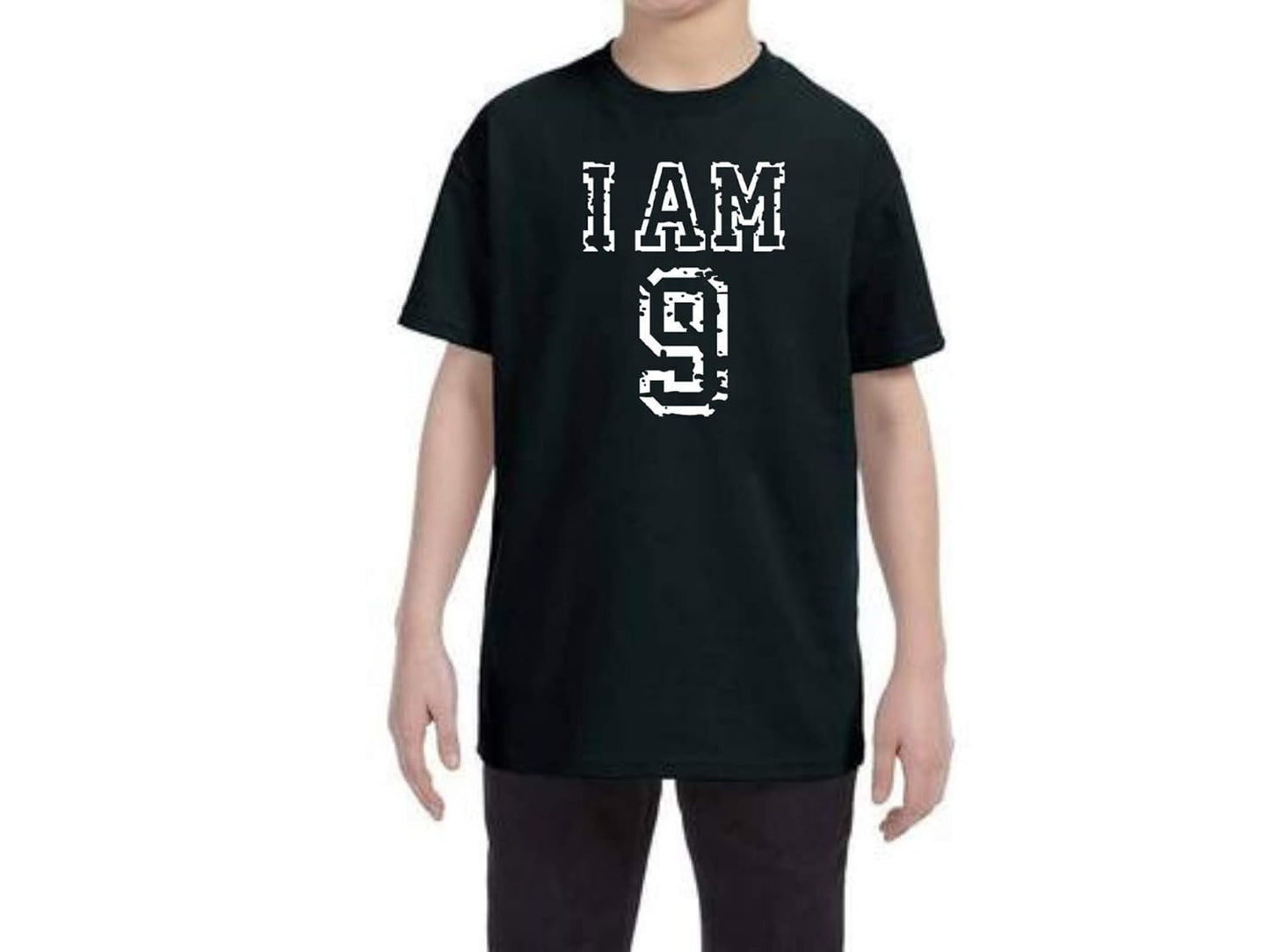 I am 9 T-shirt Outfit Boys Shirt 9th Birthday 9 Years Old