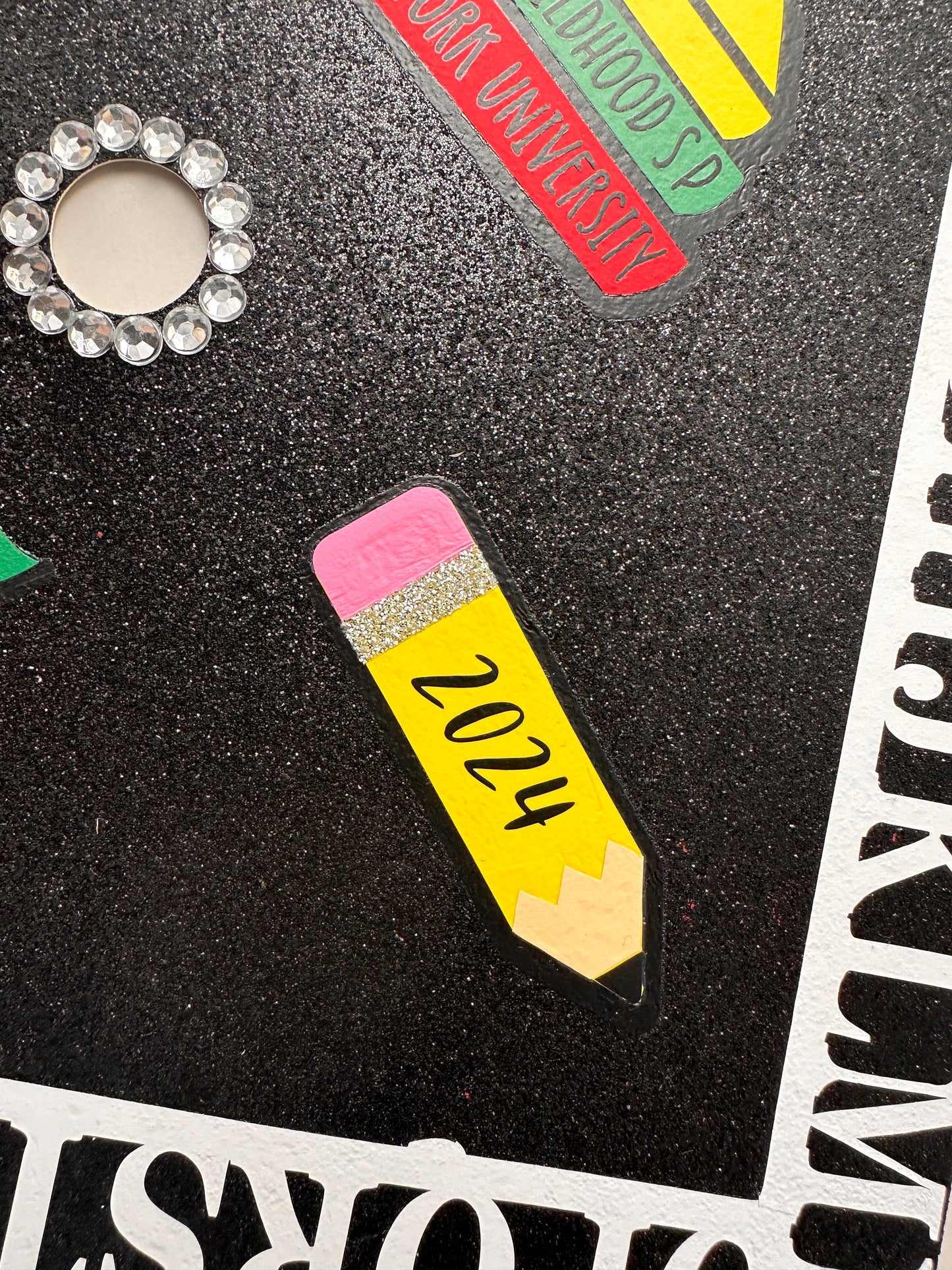 Custom Teacher Graduation Cap Topper, Grad Cap Custom, Custom Grad Cap, Teacher Cap Topper, Early Childhood Special Education