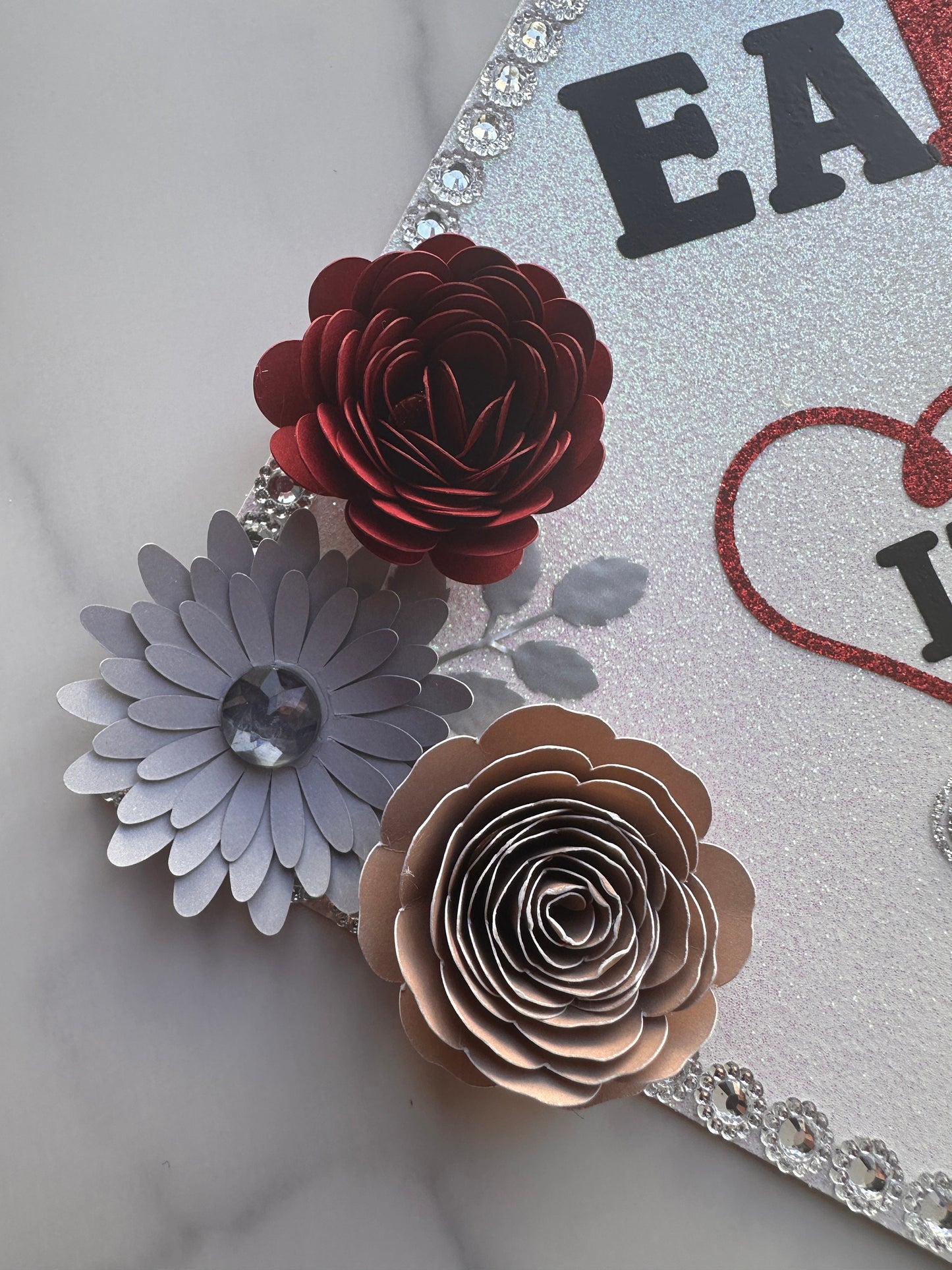 Custom RN Nurse Graduation Cap Topper, Grad Cap Custom, Custom Grad Cap, Nurse Cap Topper, BSN, RN Cap Custom Topper