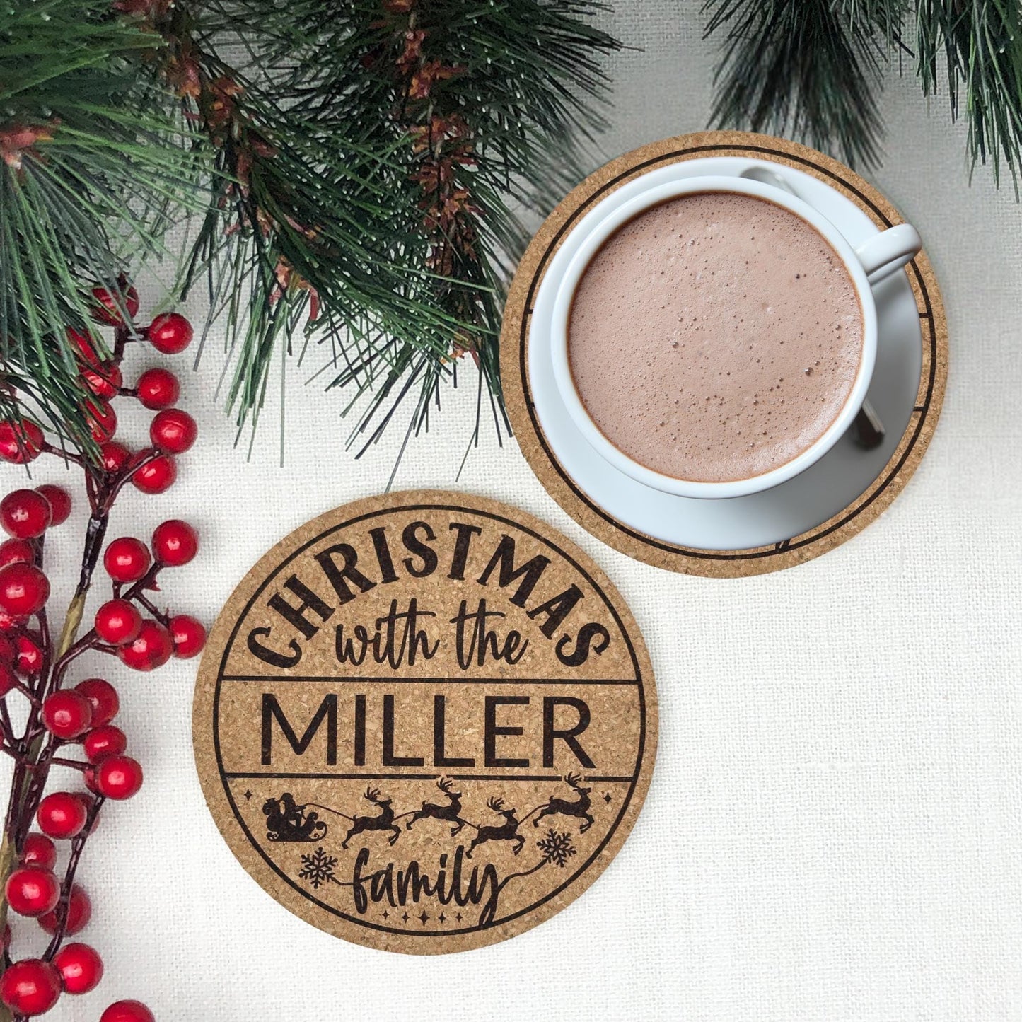 Personalize Cork Coasters