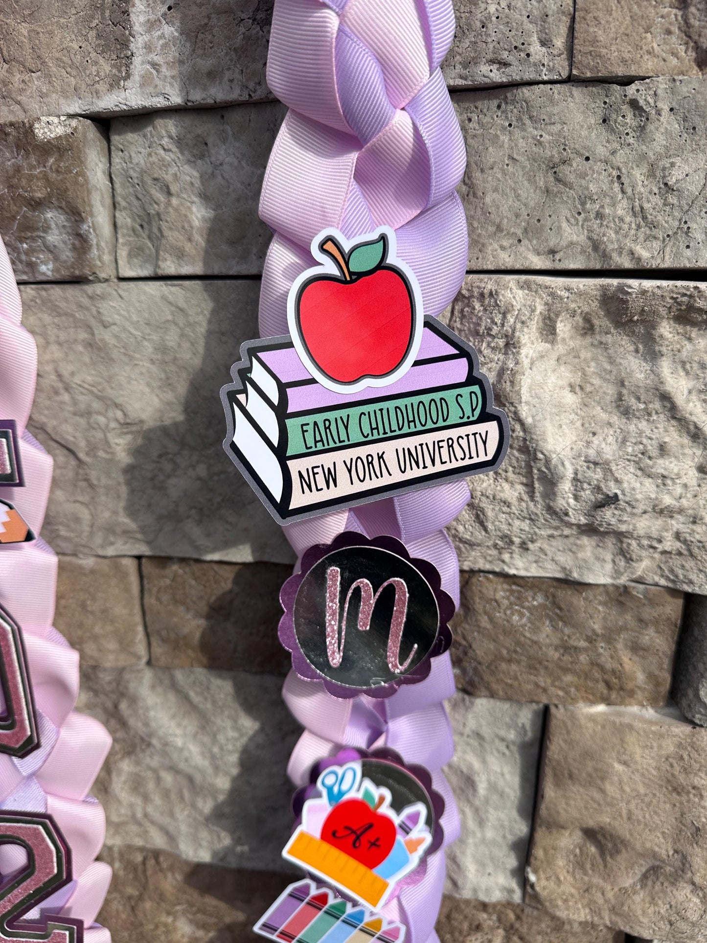 Graduation Lei Teacher, Lei Sports Promotion Graduation Ribbon, Lei 2025 Senior graduation, Gift Lei Senior Night, Gift Lei Braided Ribbon